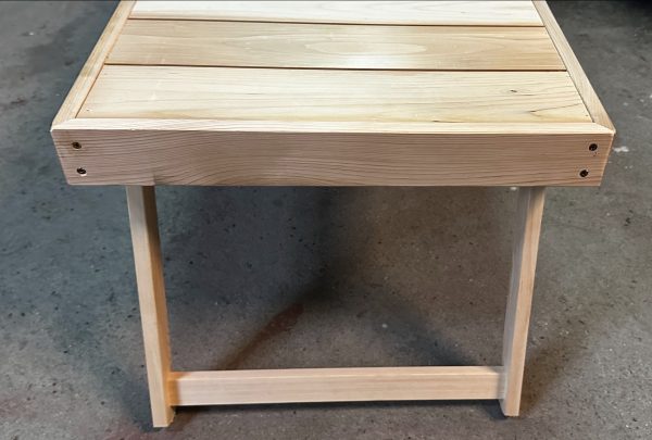 大工職人こだわりの職人仕事で仕上げたローテーブル(脚折り畳み式) - 画像 (3)